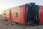 علت حادثه واژگونی اتوبوس در دورود اعلام شد