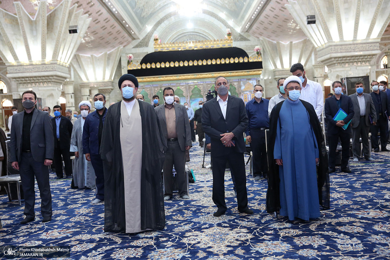 دیدار سرپرست و کارکنان موسسه تنظیم و نشر آثار امام خمینی(س) با سید حسن خمینی