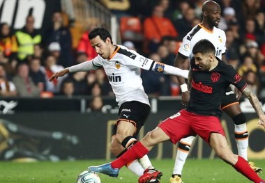  اتلتیکومادرید در خانه والنسیا متوقف شد
