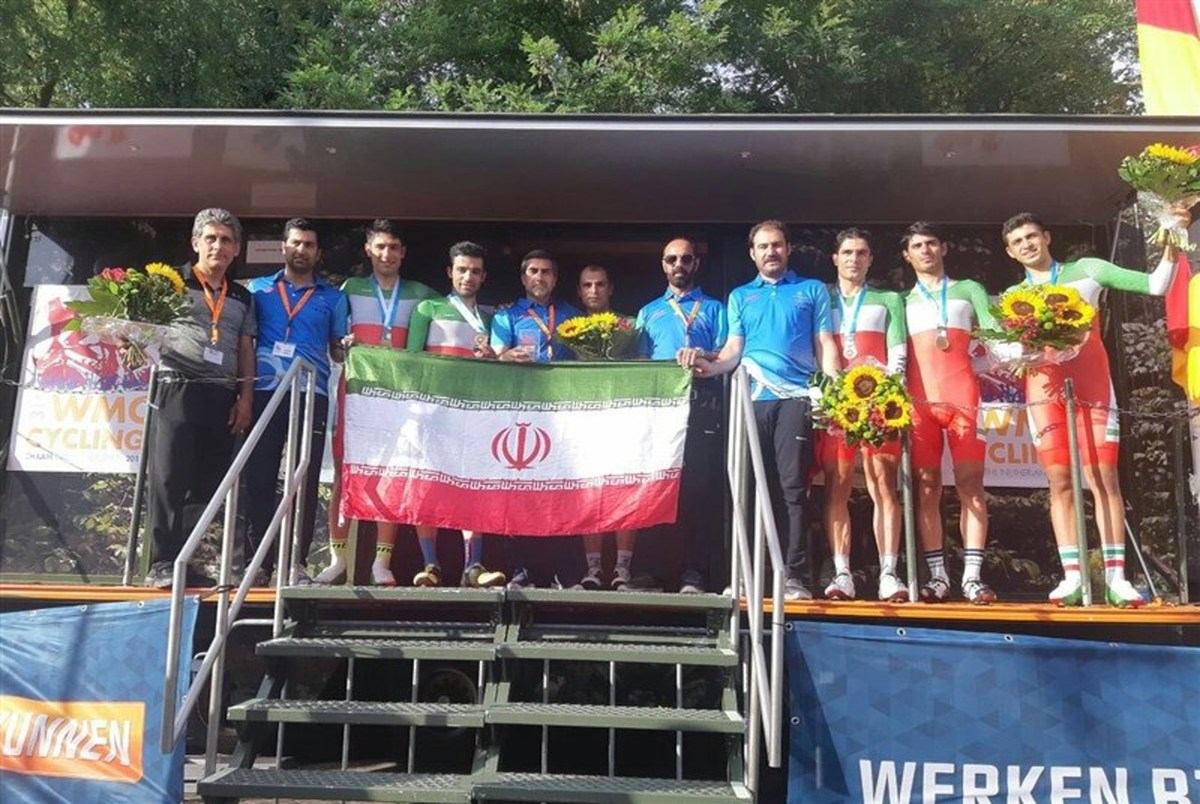 مدال برنز رکابزن تایم‌تریل ایران در مسابقات نیروهای مسلح جهان
