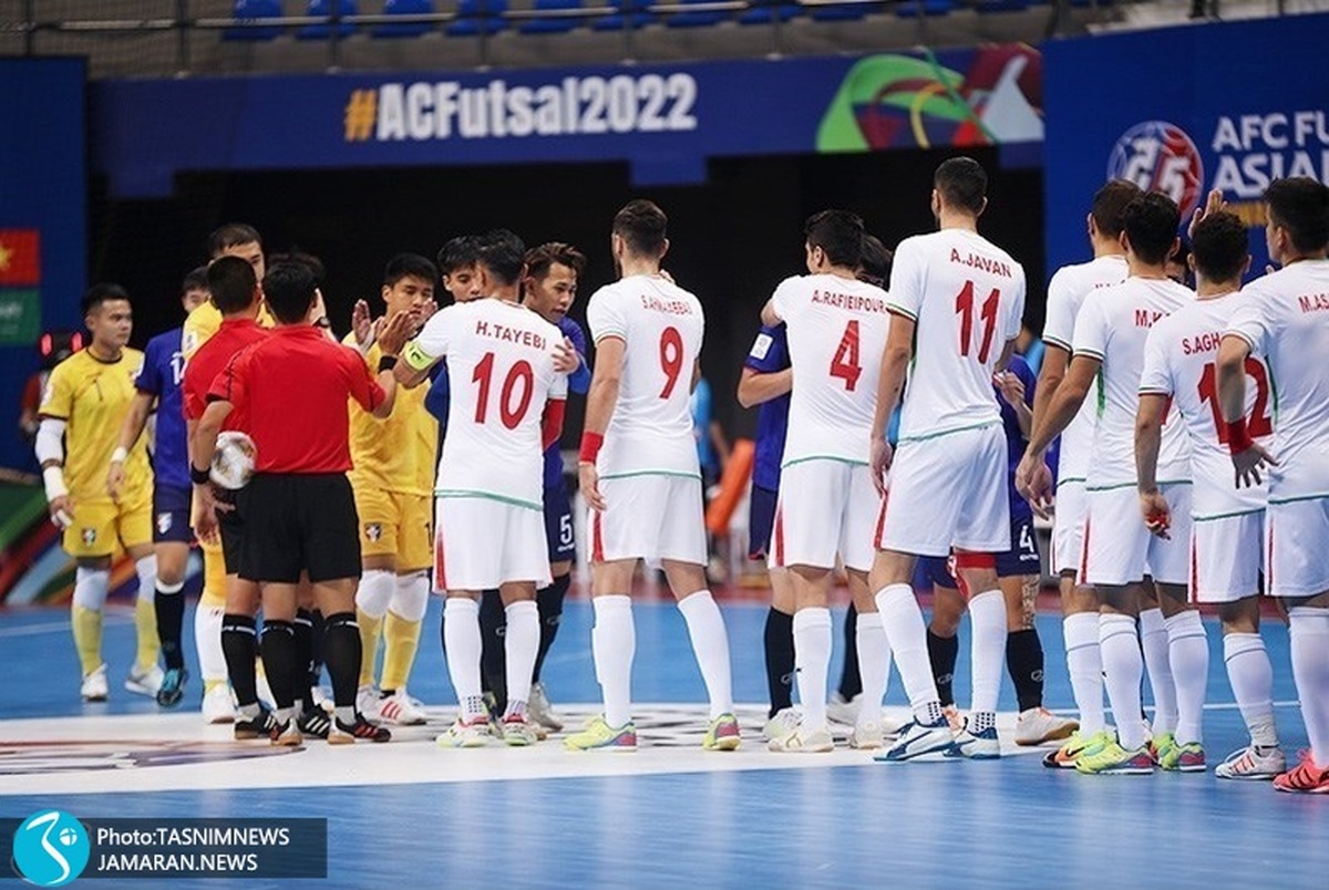 سومین برد پرگل فوتسالیست های ایران در قهرمانی آسیا
