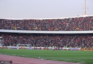 ویدیوی بارش باران در ورزشگاه آزادی در آستانه بازی ایران