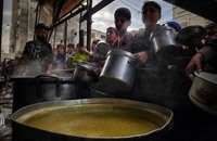 صف غذا در غزه در ماه رمضان (4)