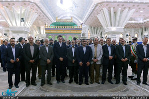 تجدید میثاق کارکنان و مدیران صنعت نفت با ارمان های حضرت امام(س)