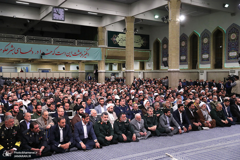 دیدار مسئولان نظام و سفرای کشورهای اسلامی با رهبر معظم انقلاب