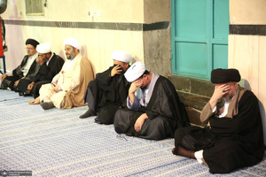 بازدید جمعی از علمای نجف از حسینه و مجموعه فرهنگی جماران