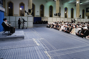 نخستین جلسه درس خارج فقه حضرت آیت‌الله خامنه‌ای در سال تحصیلی جدید