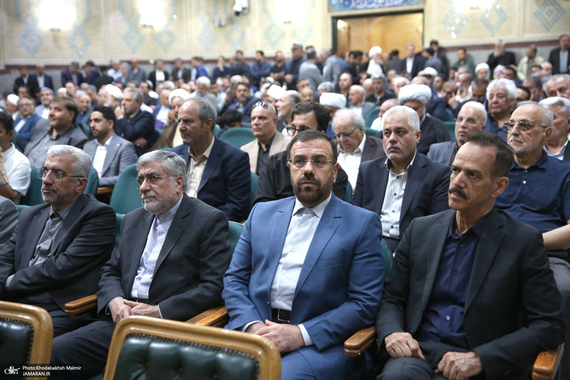 مراسم یادبود حاجیه خانم خدیجه خاتمی در مسجد امیرالمومنین (ع) -1