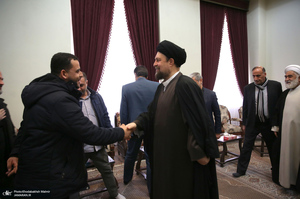 دیدار اعضای هیئت امنای هیئت رزمندگان اسلام مدافع حرم با سید حسن خمینی