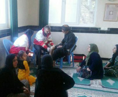 تیم درمان هلال احمرهمدان در جوانرود کرمانشاه مستقر شد