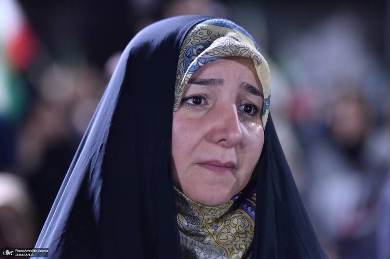 پنجاه و پنجمین شب اجتماع پر شور مردم در میدان جمهوری اسلامی