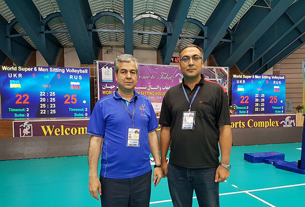 دعوت داوران بین‌المللی تبریزی به مسابقات جهانی والیبال نشسته