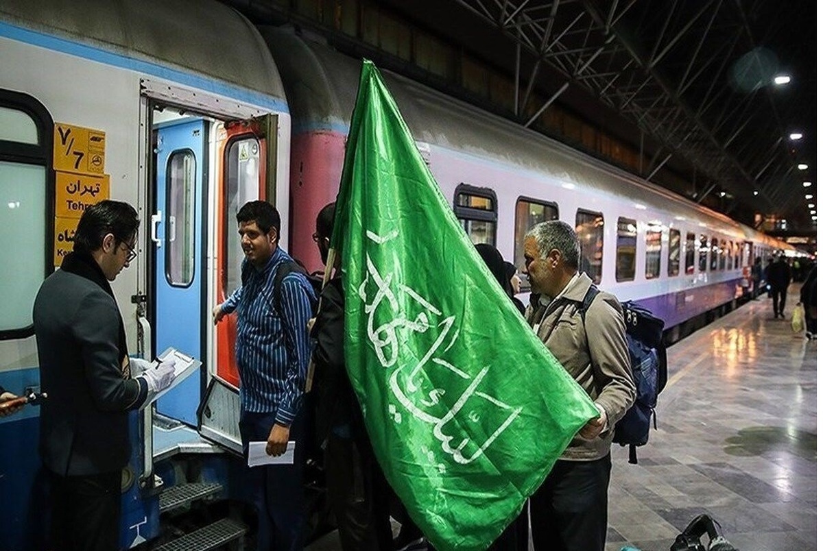 فروش بلیت قطار تهران - کربلا آغاز شد + لینک خرید