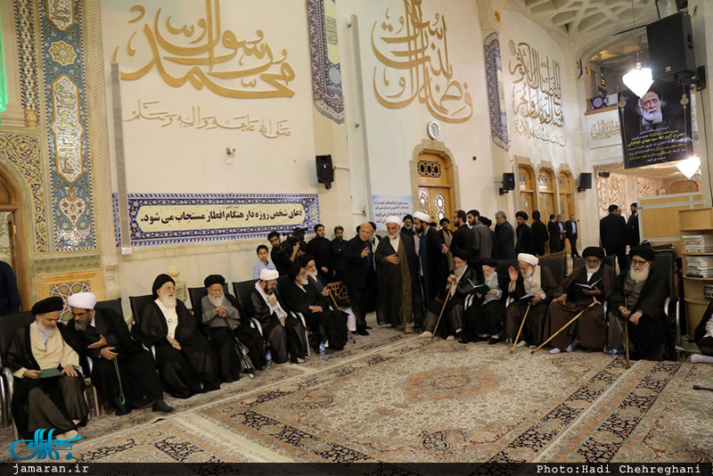 مراسم بزرگداشت حجت‌الاسلام و المسلمین سید مهدی طباطبایی(ره) در حرم مطهر حضرت معصومه(س)