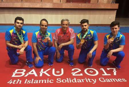 تیم ملی تنیس روی میز ایران، مقام نخست بازی های کشورهای اسلامی را کسب کرد