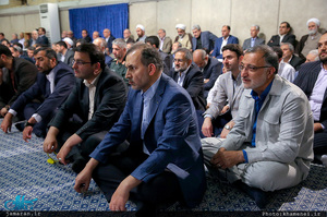 دیدار جمعی از استادان، نخبگان و پژوهشگران دانشگاه‌ها با رهبر معظم انقلاب