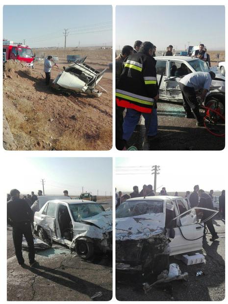 سانحه رانندگی در محور قدیم تهران به ساوه 7 مصدوم بر جا گذاشت
