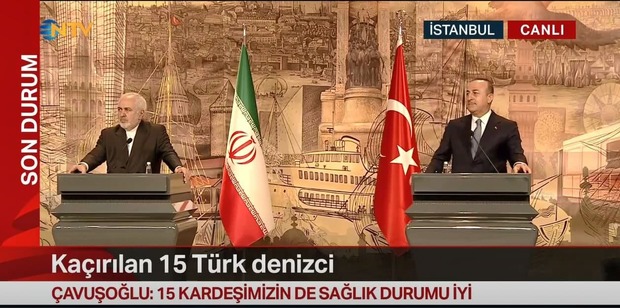 ظریف: ما منتظر حضور آقای اردوغان در ایران هستیم/ وزیر خارجه ترکیه: امیدواریم آمریکا به برجام برگردد