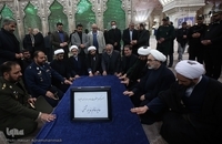 تجدید میثاق جامعه قرآنی با آرمان‌های امام خمینی (س) + تصاویر