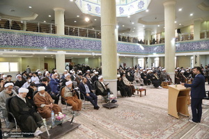 مراسم چهلمین روز درگذشت همسر آیت الله العظمی جوادی آملی‎‎