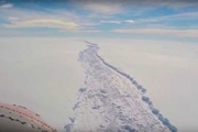 تحقق یک پیش بینی/ قطعه بزرگی از یخکوه های قطب جنوب جدا شد