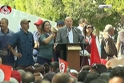 مخالفان رئیس جمهور تونس تظاهرات کردند