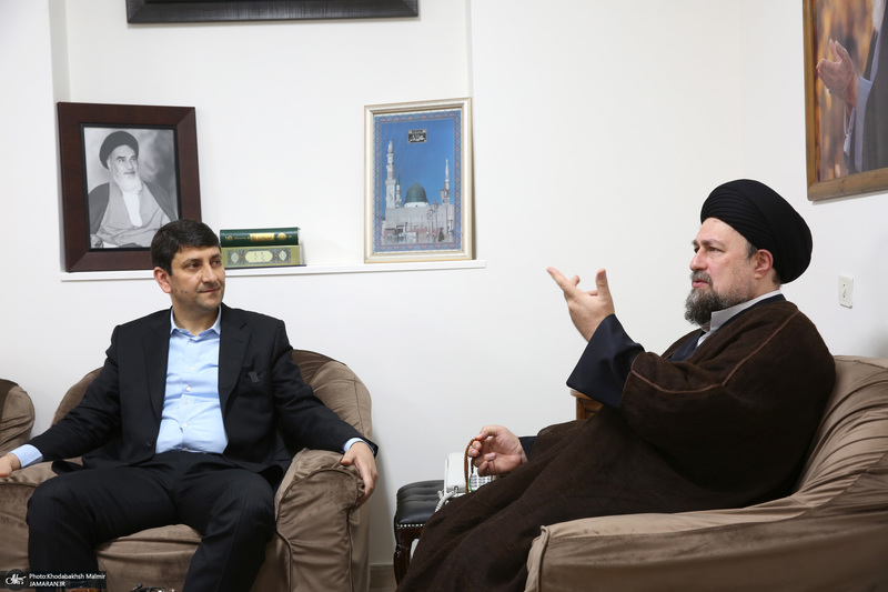 دیدار وزیر و معاونین وزارت ارتباطات با سید حسن خمینی