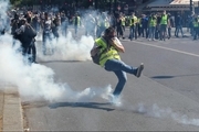 حمله پلیس فرانسه به معترضان جلیقه زرد