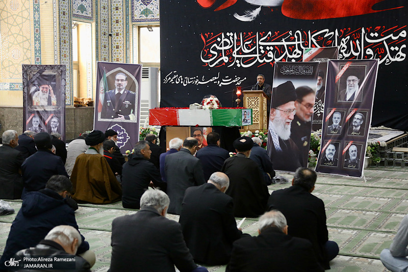مراسم وداع با پیکر شهید امیر دریا سالار علی شمخانی