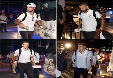 کهکشانی ها برای دیدار با منچستر وارد میامی شدند +عکـس
