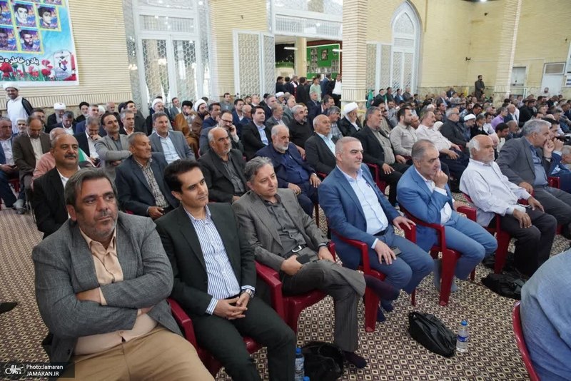 مراسم سی و هفتمین سالگرد بزرگداشت امام خمینی (س) در روستای خیارج استان قزوين