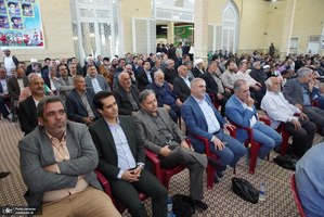 مراسم سی و هفتمین سالگرد بزرگداشت امام خمینی (س) در روستای خیارج استان قزوين