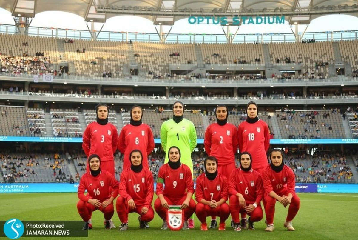 رویارویی زنان فوتبالیست ایران با اردن