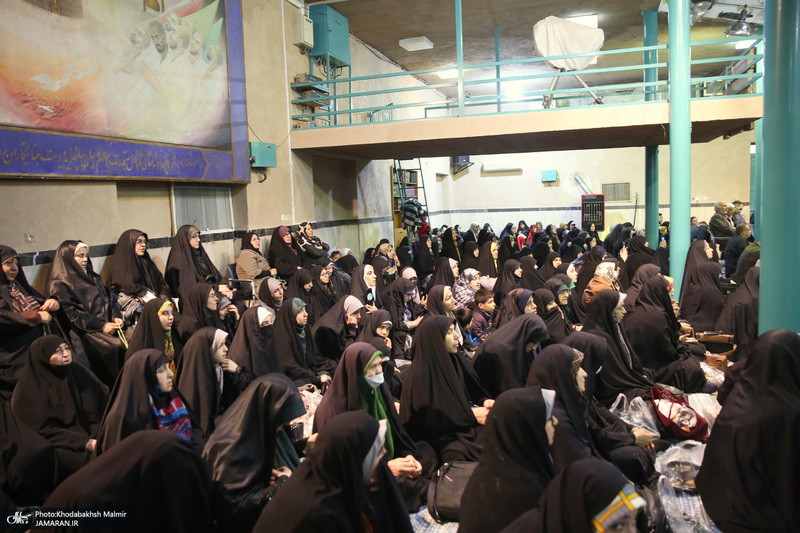 مراسم سی و چهارمین سالگرد گردان علی اکبر در حسینیه جماران