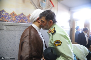 تشییع مرحوم آیت الله عباسعلی سلیمانی (ره) در حرم مظهر حضرت معصومه (س)