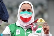 استقبال از هاشمیه متقیان قهرمان پارالمپیک توکیو در فرودگاه اهواز+ویدیو

