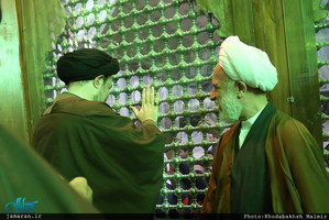 تجدید میثاق هیأت رئیسه و اعضای مجلس خبرگان رهبری با آرمان های امام خمینی(س)