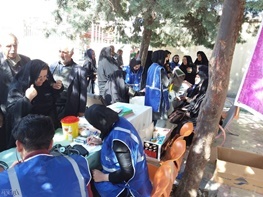 توجه به سلامت گردشگران در لرستان   ایستگاه سلامت نوروزی در بیمارستان شهدای عشایر