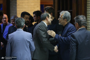 مراسم ختم مادر مهدی طباطبایی