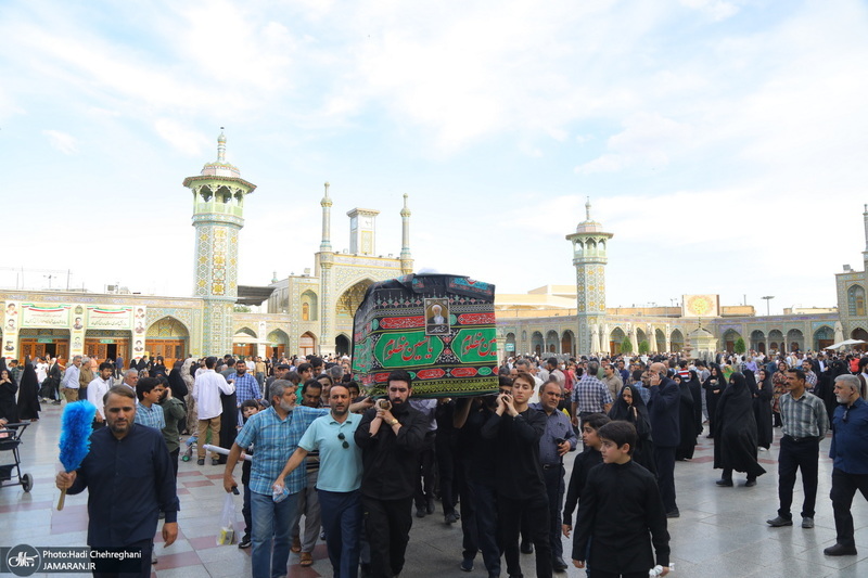 مراسم تشییع و خاکسپاری آیت الله نورالله شاه آبادی(ره) در قم