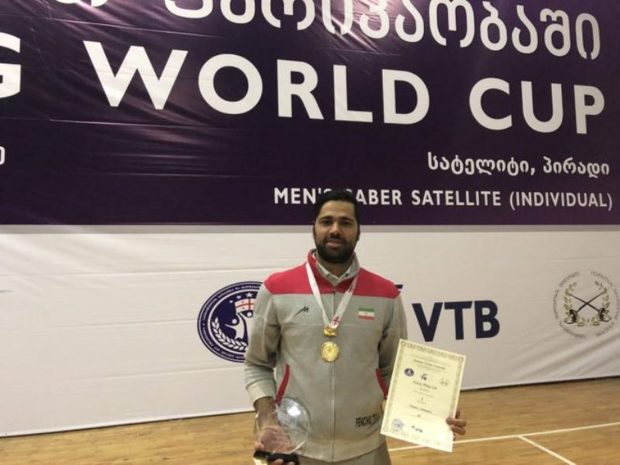 شمشیرباز گیلانی مدال نقره مسابقات جهانی را کسب کرد