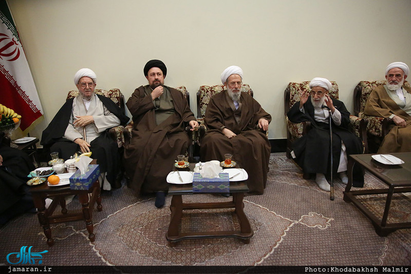 حاشیه تجدید میثاق هیأت رئیسه و اعضای مجلس خبرگان رهبری با آرمان های امام خمینی (س)