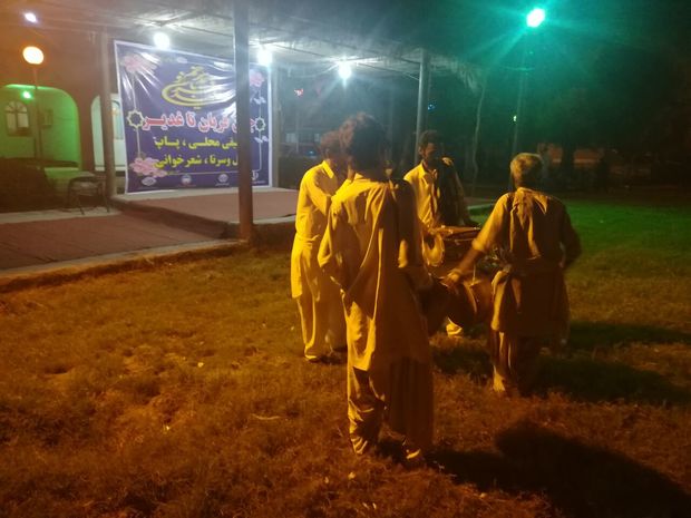 ایرانشهر در شب عید غدیرخم غرق در شور و شادی شد