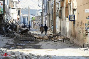 خسارات زلزله در روستاهای سرپل ذهاب