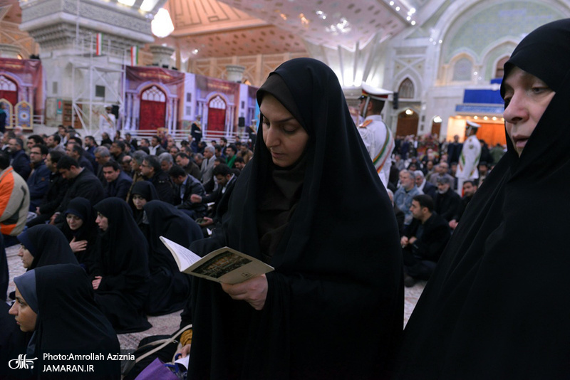 تجدید میثاق رئیس و امدادگران کمیته امداد امام خمینی(س) با آرمان های بنیانگذار جمهوری اسلامی ایران