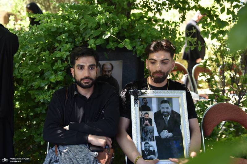 مراسم چهلمین روز درگذشت حمید هیراد در بهشت زهرا