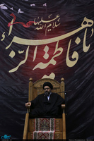 عزاداری شب شهادت حضرت فاطمه زهرا(س) در حرم مطهر امام خمینی(ره)