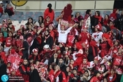اعتراض گل محمدی به جایگاه زنان در ورزشگاه آزادی
