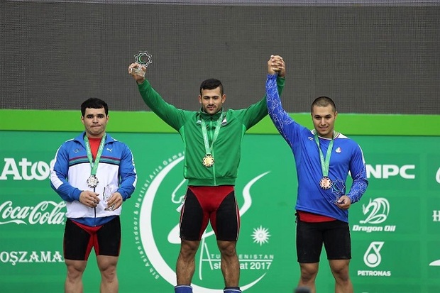 'علی میری' وزنه بردار ارومیه ای مقام سوم وزنه برداری قهرمانی آسیا را کسب کرد