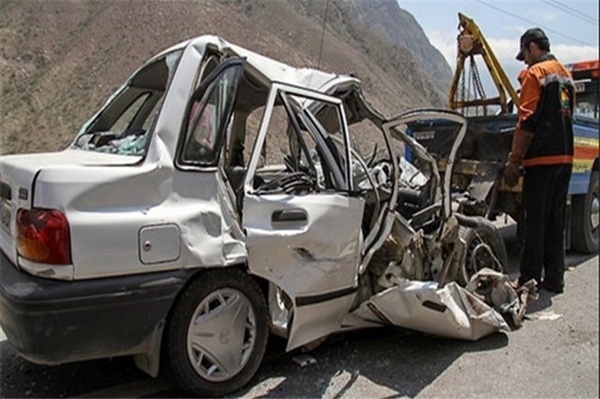 برخورد پراید و کامیون در جاده هراز 6 کشته و مصدوم برجای گذاشت